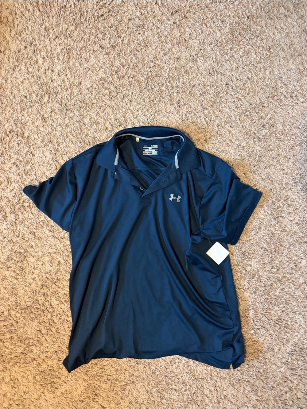 Under Armour Men's Deep Navy Performance Polo